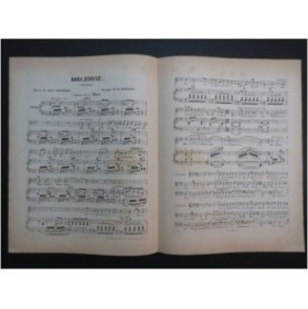 DELIOUX Charles Dors Enfant Chant Piano ca1860