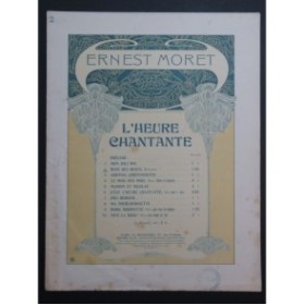 MORET Ernest Rose des Roses Chant Piano 1909