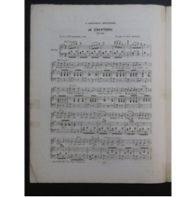 HENRION Paul Je Chanterai Chant Piano ca1850