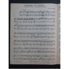 HAMEL Georges Charme et Folie Piano 1921