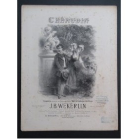WEKERLIN J. B. Chérubin Chant Piano 1878