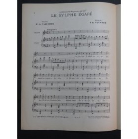 DE CLYNSEN J. Le Sylphe Égaré Chant Piano