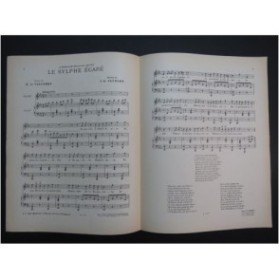 DE CLYNSEN J. Le Sylphe Égaré Chant Piano