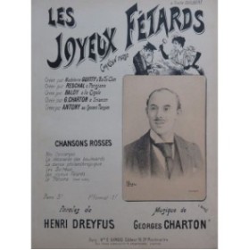 CHARTON Georges Les Joyeux Fêtards Chant Piano