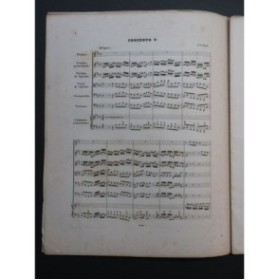 BACH J. S. Concerto No 5 in D major Clavecin Violon Flûte Orchestre 1852