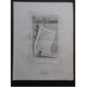 SCHUMANN Robert Bunte Blätter op 99 Pièces Piano ca1860