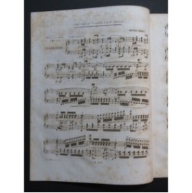 HERZ Henri Variations sur La Dernière Valse de Weber op 51 Piano 1830