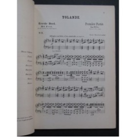 WAMBACH Emile Yolande Opéra Chant Piano 1883