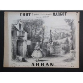 ARBAN Chut ! Quadrille sur Margot Clapisson Piano ca1860