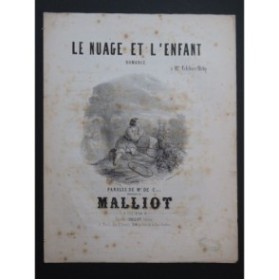 MALLIOT Le Nuage et L'Enfant Chant Piano ca1850