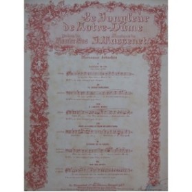 MASSENET Jules Le Jongleur de Notre-Dame No 5 Chant Piano 1902