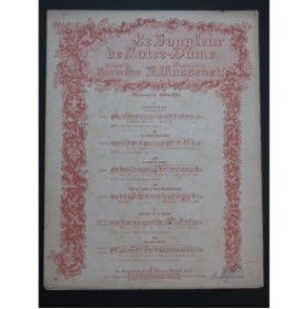 MASSENET Jules Le Jongleur de Notre-Dame No 5 Chant Piano 1902