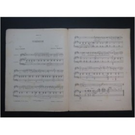 MORET Ernest Tubéreuse Chant Piano 1900