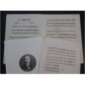 ARDITI Luigi La Partenza Chant Piano 1869
