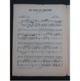 TAC-COEN Mon Petit Vin Ordinaire Chant Piano ca1882