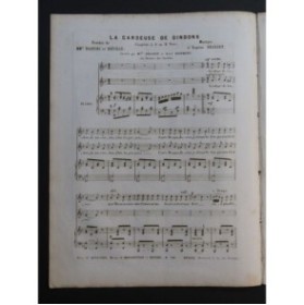 DÉJAZET Eugène La Gardeuse de Dindons Chant Piano ca1845