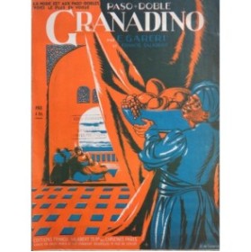 GARERI E. et SALABERT Francis Paso-Doble Granadino Piano 1920