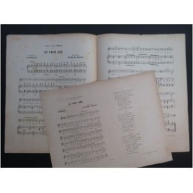MEUGÉ Georges Le Vieil Ane Chant Piano 1889