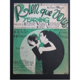 DAVIS Benny et BURKE Joe Rien que vous Chant Piano 1926