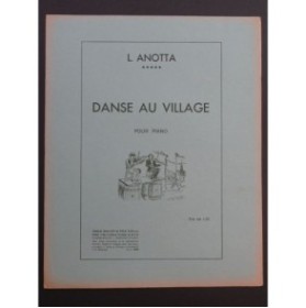 ANOTTA L. Danse au Village Piano ca1920