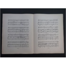 GRANIER Jules Le Bûcheron Chant Piano 1903