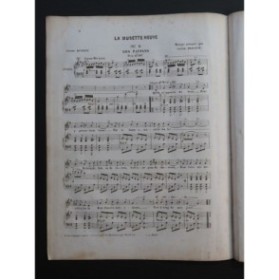 DUPONT Pierre La Musette Neuve Chant Piano ca1850