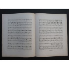 GLINKA Mikhaïl J. Le Baiser Chant Piano XIXe siècle