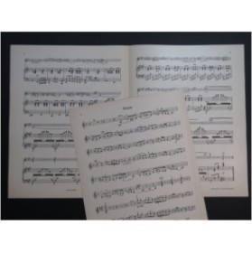 GLAZOUNOW Alexandre Sérénade Espagnole Piano Violon 1930