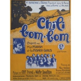 DONALDSON Walter Chili Bom Bom Chant Piano 1924