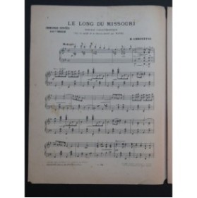 CHRISTINÉ Henri Le Long du Missouri Piano 1912