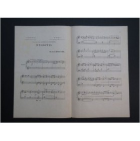CHRÉTIEN Hedwige Myosotis Piano 1904
