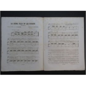 CLAPISSON Louis La Jeune Fille et les Oiseaux Chant Piano 1859
