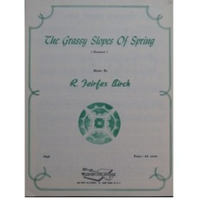 FAIRFAX BIRCH Robert The Grassy Slopes Of Spring Chant Piano 1957