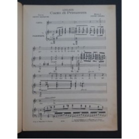 CIMARA Pietro Canto di Primavera Chant Piano 1935