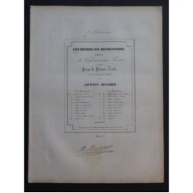 MOCKER Antoni Les Heures de Récréations 10 Pièces Piano ca1840