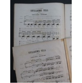 DEMERSSEMAN BERTHELEMY Guillaume Tell Duo Flûte Hautbois Piano ca1868