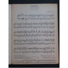 CHRISTINÉ Henry Dédé Fantaisie Sélection Piano 1921
