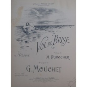 MOUCHET Gustave Vol de Brise Chant Piano