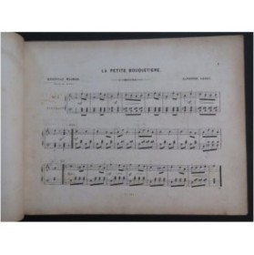 LEDUC Alphonse La Petite Bouquetière Piano ca1847