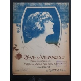 SATTMANN O. Rêve de Viennoise Piano ca1915