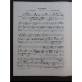 WEKERLIN J. B. Jeannette Chant Piano ca1850