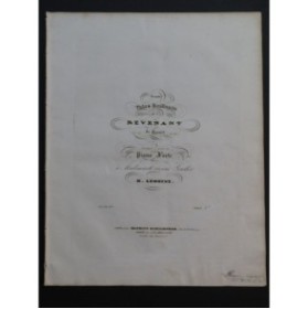 LEMOINE Henry Grande Valse du Revenant de Gomis Piano ca1835