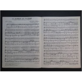 DAVID HOFFMAN LIVINGSTON Le Barbier de Palerme Chant Piano 1949
