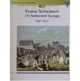 SCHUBERT Franz 15 Selected Songs High Voice Chant Piano 2008