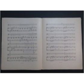 DE TRABADELO A. Le Dernier Chrysanthème Chant Piano 1898