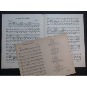 BERNIAUX Désiré Rentrons Mimi Chant Piano 1908