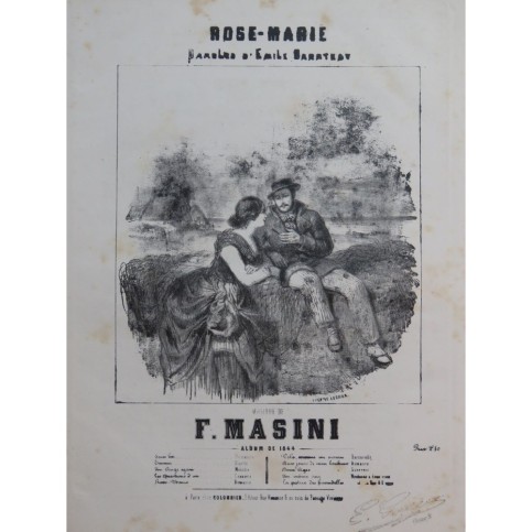 MASINI F. Rose-Marie Chant Piano 1844