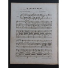 ABADIE Louis La Plainte du Mousse Chant Piano ca1850