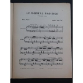 WALTER Jules Le Moineau Parisien Piano