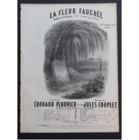 COUPLET Jules La Fleur Fauchée Chant Piano XIXe siècle